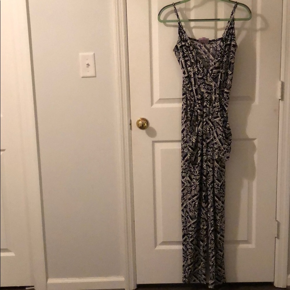 Black & White Patterned Jumpsuit